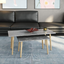 טען את התמונה לגלריה , זוג שולחנות מעוצבים לסלון במבחר צבעים לבחירה