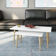 טען את התמונה לגלריה , זוג שולחנות מעוצבים לסלון במבחר צבעים לבחירה