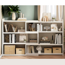 טען את התמונה לגלריה , יחידת מדפים מעוצבת מודולארית ונפתחת בהתאמה אישית לגודל הרצוי לבן