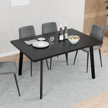 טען את התמונה לגלריה , שולחן פינת אוכל נפתח שחור במצב סגור