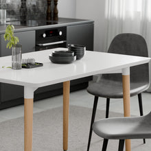 טען את התמונה לגלריה , שולחן פינת אוכל בצבע לבן