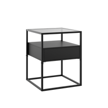 טען את התמונה לגלריה , שידה שחורה יוקרתית