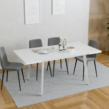 טען את התמונה לגלריה , שולחן פינת אוכל נפתח בצבע לבן