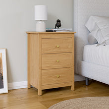 טען את התמונה לגלריה , שידת שלוש מגירות יוקרתית אלון