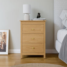 טען את התמונה לגלריה , שידת שלוש מגירות יוקרתית אלון