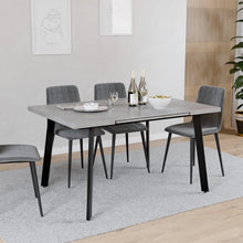 טען את התמונה לגלריה , שולחן פינת אוכל נפתח בטון מצב סגור