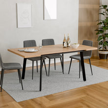 טען את התמונה לגלריה , שולחן פינת אוכל נפתח בצבע אלון