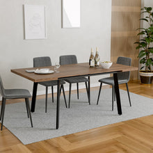 טען את התמונה לגלריה , שולחן פינת אוכל נפתח בצבע אגוז