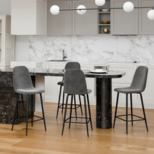 טען את התמונה לגלריה , כיסא בר מעוצב מקטיפה בשלושה צבעים לבחירה