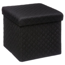 טען את התמונה לגלריה , הדום מרופד בצבע שחור עם מכסה