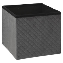 טען את התמונה לגלריה , הדום אחסון עם מכסה למגוון שימושים אפור