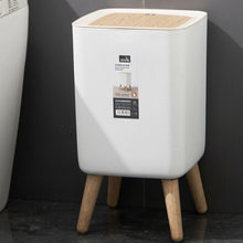 טען את התמונה לגלריה , פח מרובע מעוצב 10 ליטר משלב מנגנון פתיחה ייחודי לחדרי הבית והמטבח