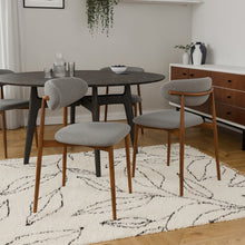 טען את התמונה לגלריה , כיסא פינת אוכל מעוצב בצבע אפור