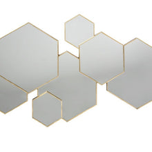 טען את התמונה לגלריה , 7 מראות בצורה של משושה