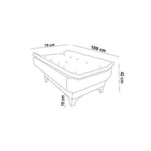 טען את התמונה לגלריה , כורסא מעוצבת נפתחת בקלות ובמהירות מידות שכיבה