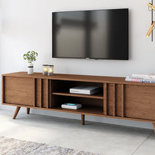 טען את התמונה לגלריה , מזנון בצבע אגוז