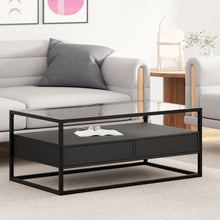 טען את התמונה לגלריה , שולחן לסלון בצבע שחור