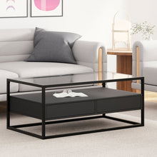 טען את התמונה לגלריה , שולחן סלון יוקרתי בצבע שחור