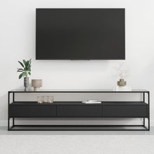 טען את התמונה לגלריה , מזנון לסלון בצבע שחור