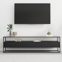 טען את התמונה לגלריה , מזנון לסלון בצבע שחור