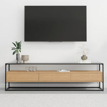 טען את התמונה לגלריה , מזנון לסלון בצבע אלון