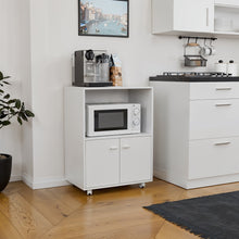 טען את התמונה לגלריה , ארון שירות למטבח עם מדף פתוח, משטח עליון ותא אחסון גדול