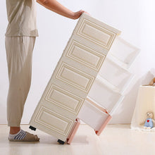 טען את התמונה לגלריה , ארון אחסון מודולרי לחדר הילדים עם 6 מגירות אחסון - מבט מהצד