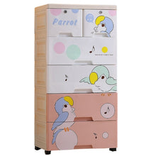 טען את התמונה לגלריה , ארון אחסון מודולרי לחדר הילדים עם 6 מגירות אחסון