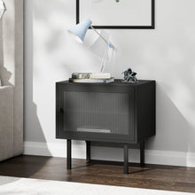 טען את התמונה לגלריה , זוג שידות בצבע שחור