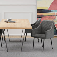 טען את התמונה לגלריה , כורסת קטיפה מרופדת ובדוגמת מעוינים נוחה ומפנקת אפורה