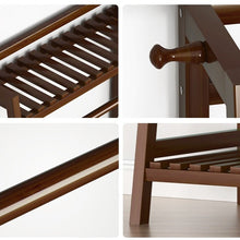 טען את התמונה לגלריה , יחידת אחסון מבמבוק מעוצבת Hawi המשלבת תלייה ומדפי אחסון