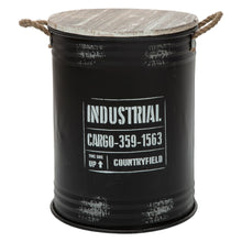 טען את התמונה לגלריה , סט 3 חביות אחסון עשויים פח