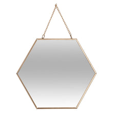 טען את התמונה לגלריה , סט 3 מראות משושה מעוצבות