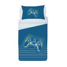 טען את התמונה לגלריה , סט מצעים יחיד 100% כותנה דגם גיימינג