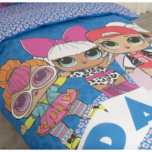 טען את התמונה לגלריה , סט מצעים מיטה וחצי דגם LOL PARTY