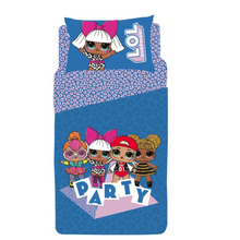 טען את התמונה לגלריה , סט מצעים מיטה וחצי דגם LOL PARTY