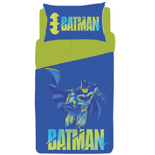 טען את התמונה לגלריה , סט מצעים יחיד 100% כותנה דגם BATMAN