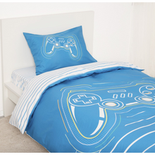 טען את התמונה לגלריה , סט מצעים יחיד 100% כותנה דגם גיימינג