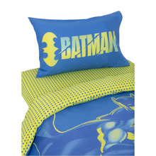 טען את התמונה לגלריה , סט מצעים יחיד 100% כותנה דגם BATMAN