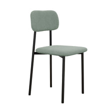 טען את התמונה לגלריה , כיסא מודרני עם ריפוד קורדרוי טורקיז