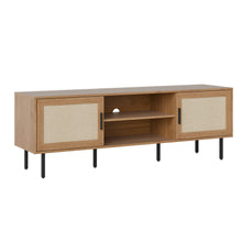 טען את התמונה לגלריה , מזנון לסלון המשלב דלתות מודרניות צבע אלון