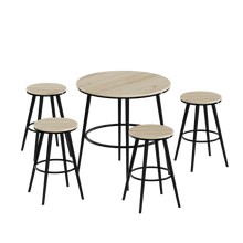 טען את התמונה לגלריה , שולחן בר משולב כיסאות