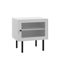 טען את התמונה לגלריה , זוג שידות בצבע לבן