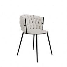 טען את התמונה לגלריה , כיסא מודרני יוקרתי בלבן