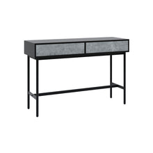 טען את התמונה לגלריה , קונסולת כניסה מרהיבה שחור עם מגירות בטון