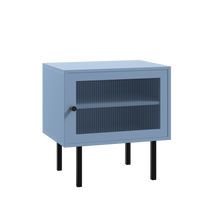 טען את התמונה לגלריה , זוג שידות בצבע כחול