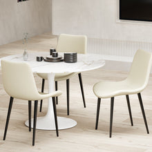 טען את התמונה לגלריה , כיסא מהודר בגימור דמוי עור איכותי בשלושה צבעים לבחירה