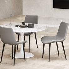 טען את התמונה לגלריה , כיסא מהודר בגימור דמוי עור איכותי בשלושה צבעים לבחירה