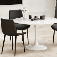 טען את התמונה לגלריה , כיסא מהודר בגימור דמוי עור איכותי בשלושה צבעים לבחירה