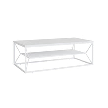 טען את התמונה לגלריה , שולחן סלון מודרני צבע לבן מלא